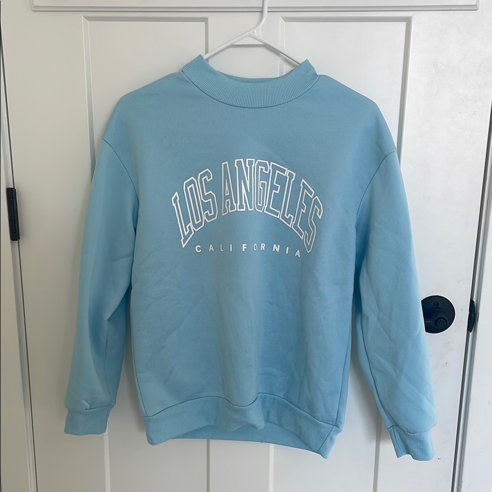 Blue Los Angeles California Women's Sweater